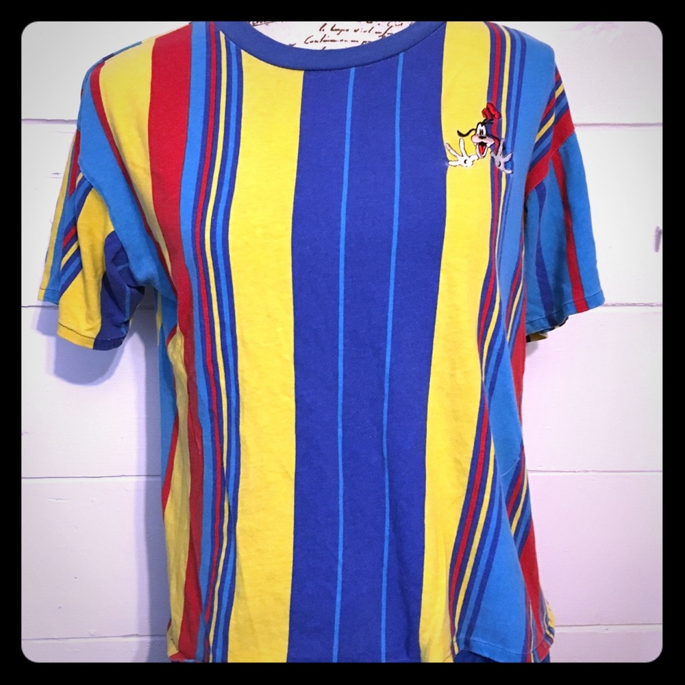 🍭Retro (VTG) Disney Goofy striped top